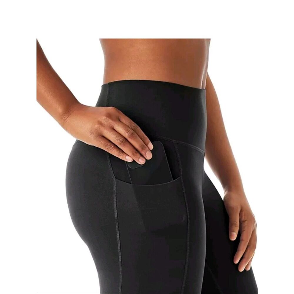 🐢 Members Mark High-Rise Ankle Black Legging Size XL